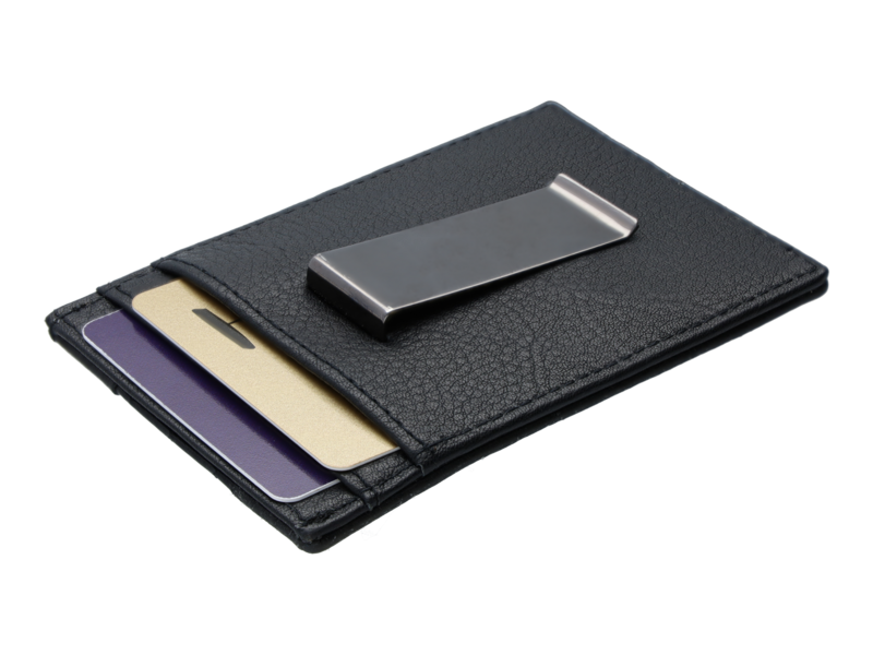 AMG credit card wallet with money clip